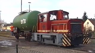 preview picture of video 'Rangierarbeiten im Güterbahnhof Neu Isenburg (Stadt) 1998'