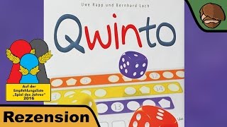 Qwinto - Spiel - Würfelspiel - Review