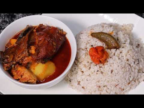 Smoked fish stew ( SOUPOU KONKO)