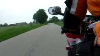 preview picture of video 'Honda CBR 600F2 trip from Tomasze to Jarnuty'