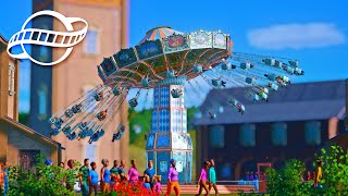 #4 初のアトラクション 空中ブランコ！ 前編【Planet Coaster・建築実況】