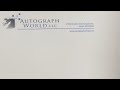 What's Inside The Envelope??? (From Autograph World, LLC)