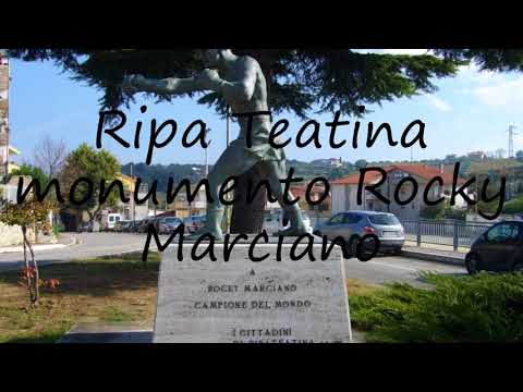 How to say Ripa Teatina monumento Rocky Marciano in English?