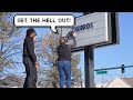 Inappropriate Restaurant Sign Prank