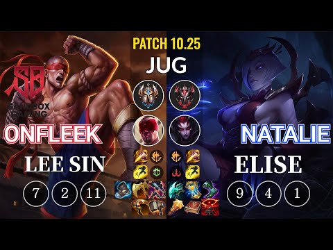 SB OnFleek Lee Sin vs Natalie Elise Jungle - KR Patch 10.25