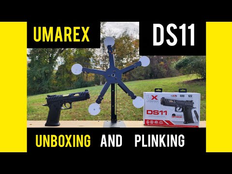 Umarex DS11 Unboxing \u0026 Plinking Fun! | CO2 BB Air Pistol 