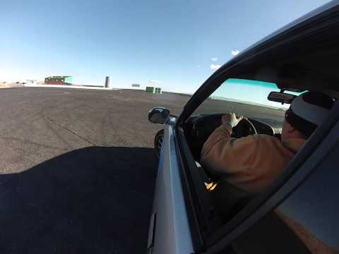 Skid pad action. . Learning how to drift..