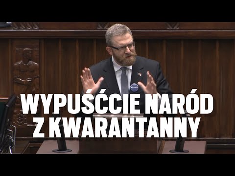POSEŁ BRAUN - WYPUŚĆCIE NARÓD Z KWARANTANNY
