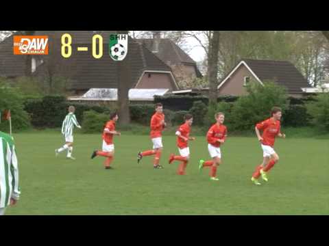 Uitwedstrijd 22 april 2017, DAW JO12-1 - SHH JO12-1G