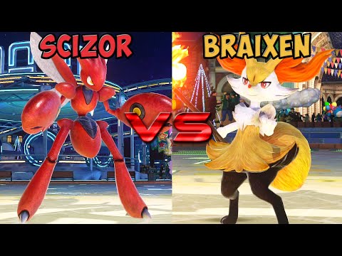Pokken tournament DX - Scizor vs Braixen