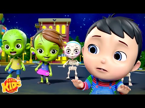 Run and Hide | The Monsters are Here | Halloween Songs & Scary Nursery Rhymes | Kids Cartoon Videos
