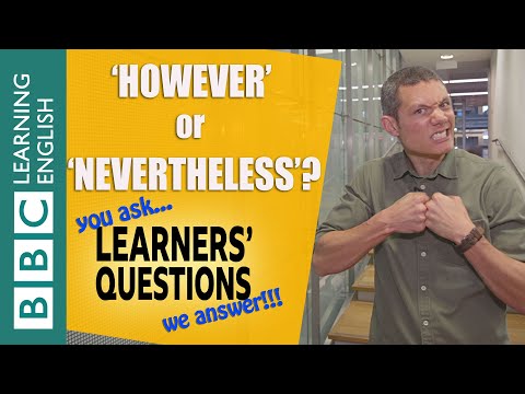 ❓‘However’ and ‘nevertheless’ - Improve your English with Learners' Questions