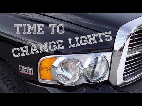How to replace 02 -05 dodge 2500 ram headlights