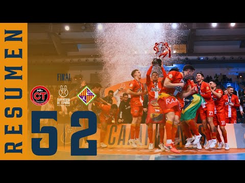 ▶️ 𝗥𝗘𝗦𝗨𝗠𝗘𝗡 🔝🏆🇪🇸 | 𝐉𝐢𝐦𝐛𝐞𝐞 𝐂𝐚𝐫𝐭𝐚𝐠𝐞𝐧𝐚 𝐂𝐨𝐬𝐭𝐚 𝐂á𝐥𝐢𝐝𝐚 5️⃣-2️⃣ Palma Futsal | Final - Supercopa FS