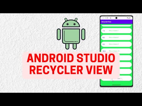 RecyclerView  - Android Studio | JAVA