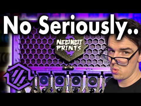 I built one of the coolest 3D printers on the internet