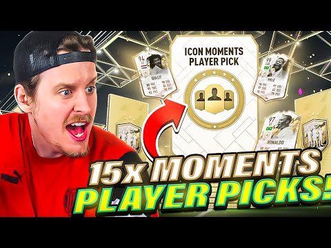 I opened 15x Icon Moments PLAYER PICKS and THIS happened! FIFA 22 Ultimate Team
