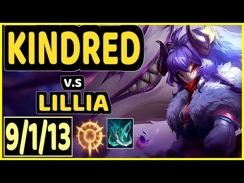 NJI (KINDRED) vs LILLIA - 9/1/13 KDA JUNGLE GAMEPLAY - EUW Ranked GRANDMASTER