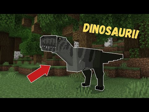 HANNO AGGIUNTO I DINOSAURI SU MINECRAFT CON LE ADDONS!!!