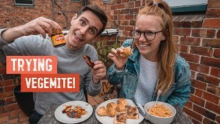 Americans Try Vegemite for the FIRST TIME! - Cheesy Scrolls, Toast & MORE! (Melbourne)