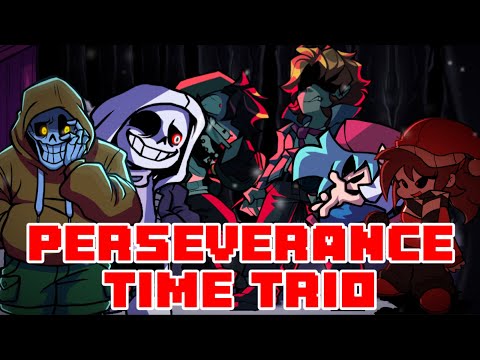 FNF Perseverance V2 but Dust Sans, Dustswap Papyrus, Dustshift Chara, BF, GF & Senpai sing it