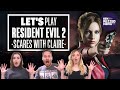 Let's Play Resident Evil 2: SCARES WITH CLAIRE - Rezzed Digital 2020