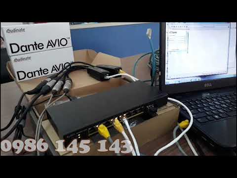 Hướng dẫn kết nối Dante AVIO input- output