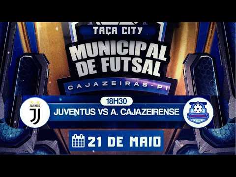 JUVENTUS X ATLÉTICO CAJAZEIRENSE - TAÇA CITY MUNICIPAL DE FUTSAL - CAJAZEIRAS DO PIAUI - RODADA 01