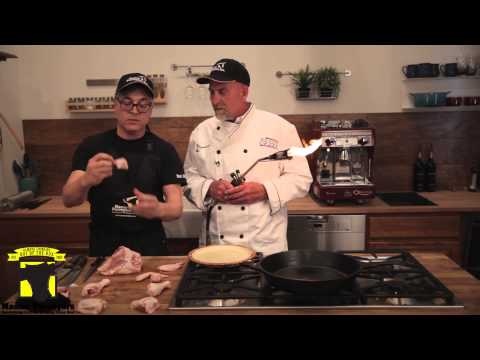 The Flaming Greek with Kami - Master Purveyors Tip #2 - Cutting Up Chicken Breast