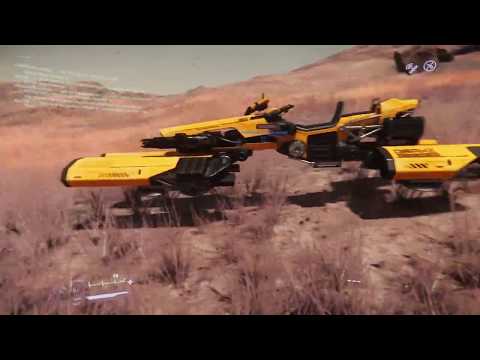Star Citizen Alpha 3.3.6 - Dragonfly amarilla.