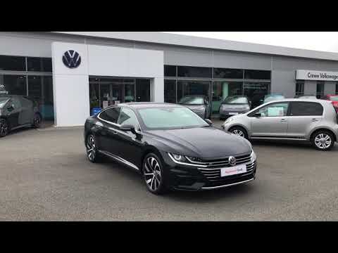 Approved Used Volkswagen Arteon R-Line 2.0TDI 190PS DSG in Deep Black - DE70KFX