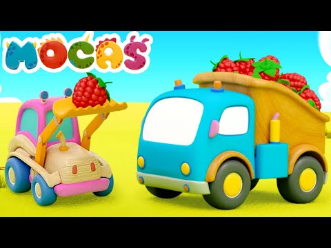 A NEW EPISODE of Mocas - Little Monster Cars cartoon for kids. Educational cartoons.