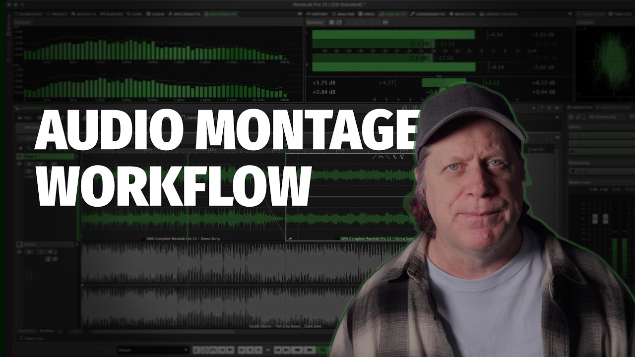 WaveLab Pro 13 Tutorial — Audio Montage Workflow (Full Course Preview)