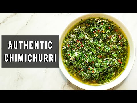 Chimichurri - An Authentic Argentinian & Uruguayan Condiment