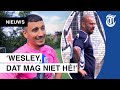 Sneijder verliest van voetballende YouTubers: ‘Hij loopt boos weg!’