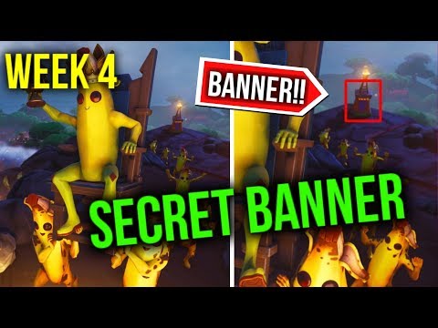 WEEK 4 SECRET BANNER LOCATION!! (Season 8)