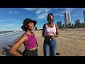 BEAUTIFUL GIRLS AT THE BEACH DURBAN BEACH SOUTH AFRICA