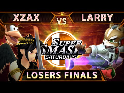 SSS - Xzax (Dark Pit, Diddy Kong) Vs. Larry Lurr (Fox) SSB4 Losers Finals - Smash For Wii U