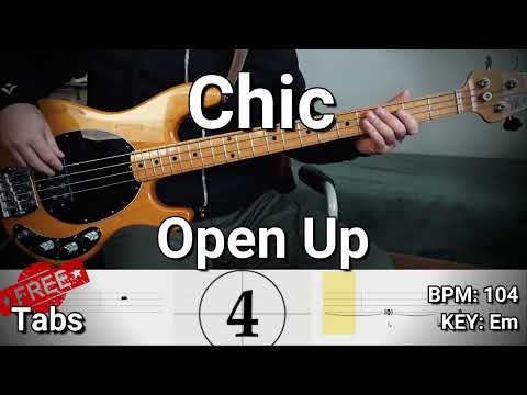 Chic - Open Up (Bass Cover) Tabs