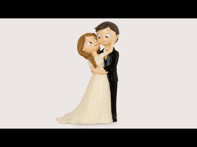 Vídeo relacionado con Mopec Figura Pastel de boda Novios E Hijo, Poliresina, Gris, 8,6 x 18,8 x 21,4 cm