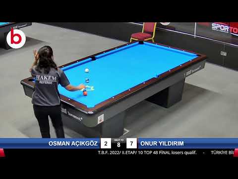 OSMAN AÇIKGÖZ & ONUR YILDIRIM Bilardo Maçı - 