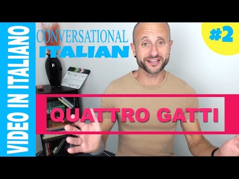 QUATTRO GATTI Improve Your Italian Comprehension and Speak Italian Conversation - VIDEO 2 [IT]