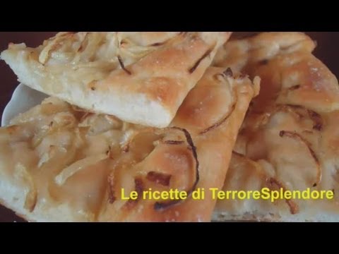Focaccia con cipolle