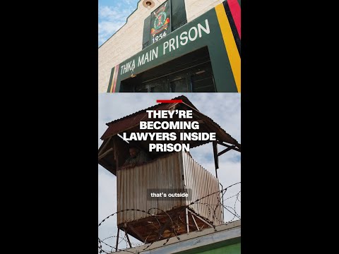 They're becoming lawyers inside prison