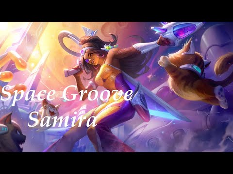 Space Groove Samira Skin Spotlight | Pre-Release | PBE Review | League of Legends