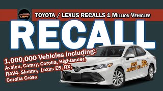 Toyota recalls 1 million vehicles - is your car impacted?