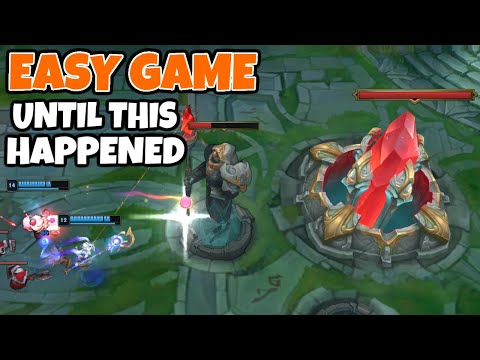 This looked like a super free win, until this happened... Also trying *NEW* Swain build | 12.8