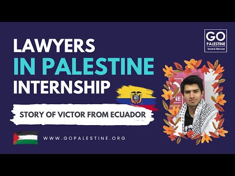 Go Palestine's Story of Victor - Lawyers in Palestine Program