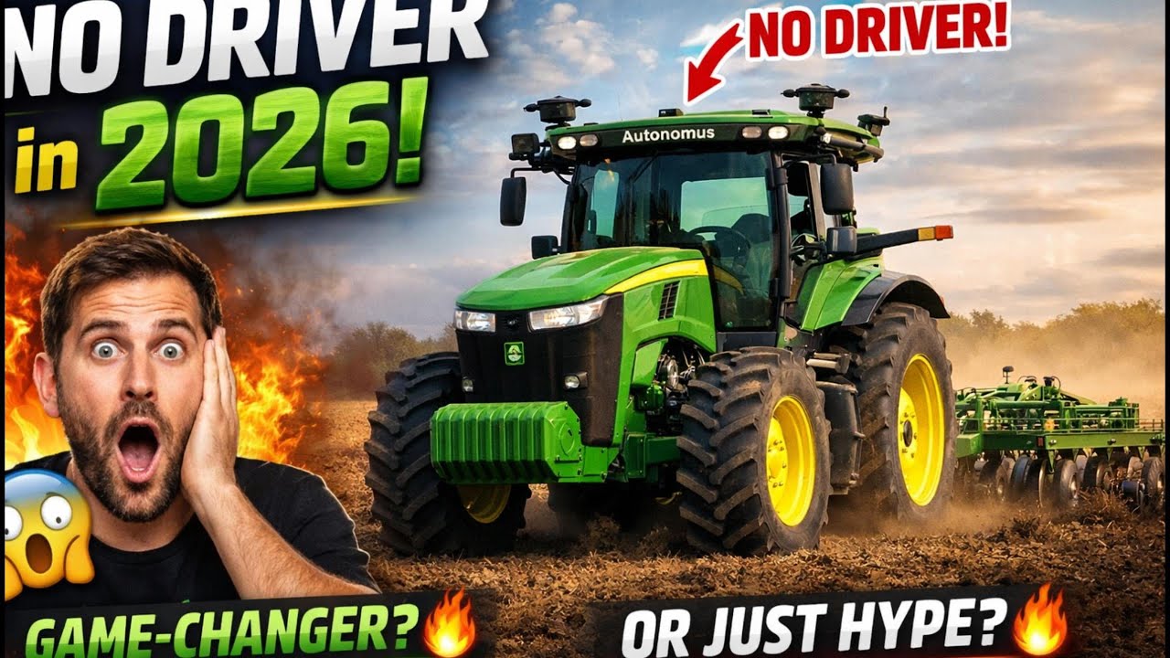 🔥 NO DRIVER in 2026! John Deere Autonomy Kit Real Field Test 🚜 | Game-Changer or Hype?