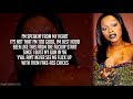 Foxy Brown - Oh Yeah (feat. Spragga Benz) [Lyrics - Video]